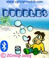 Bluetooth BubblesII game, phone game, j2me game, mobile game, midlet game.