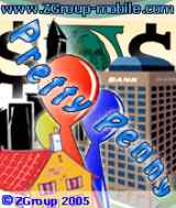 PrettyPenny game, mobile games, j2me game, cellphone game, mobile game, midlet game.