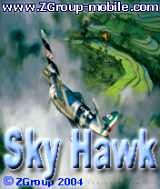 SkyHawk game, mobile games, j2me game, cellphone game, mobile game, midlet game.